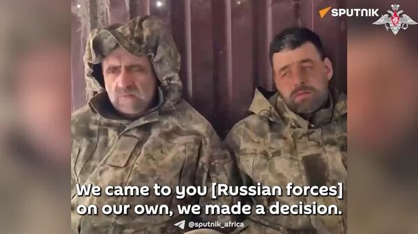 Ukrainian Military Laying Down Their Arms Due to Terrible Situation of AFU in Kupyansk: Russian MoD - Sputnik Africa