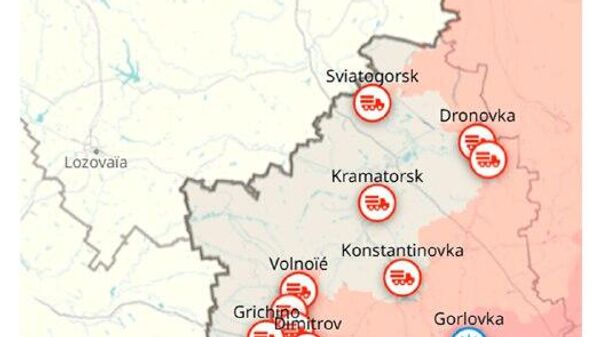 Situation dans la zone de l'opération militaire spéciale russe au 13 novembre - Sputnik Afrique