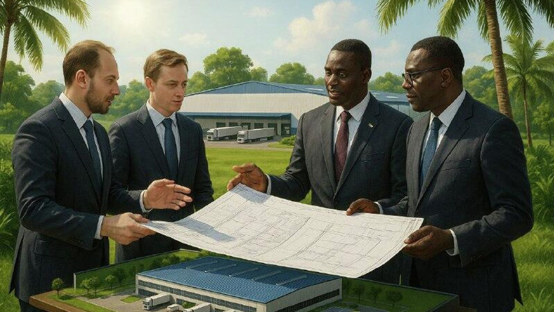Des investisseurs russes proposent au Gabon la construction d'un grand entrepôt logistique Des investisseurs russes proposent au Gabon la construction d'un grand entrepôt logistique - Sputnik Afrique, 1920, 16.11.2025