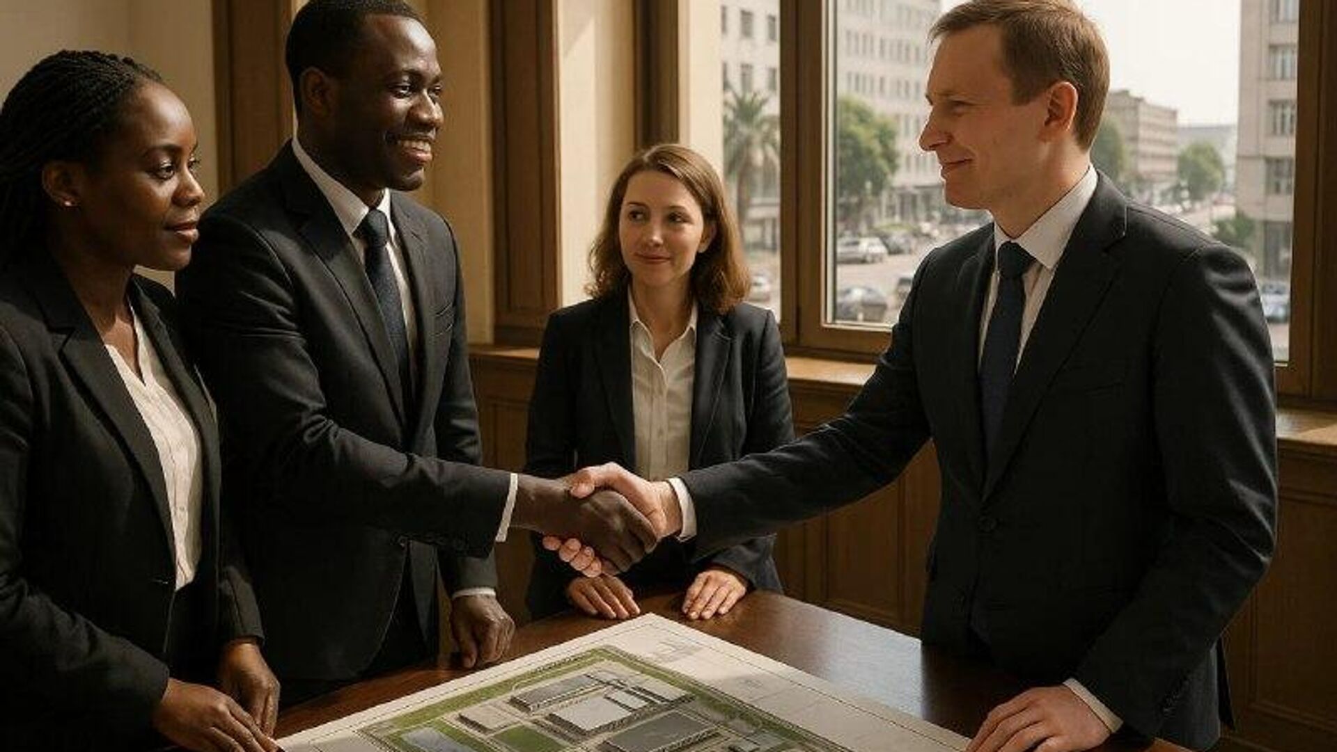 Russian Investors Propose Construction of Major Logistics Warehouse in Gabon Russian Investors Propose Construction of Major Logistics Warehouse in Gabon - Sputnik Africa, 1920, 16.11.2025