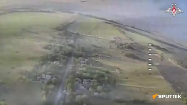 Russian Drones Target Enemy Command & Observation of Ukrainian Vehicles - Sputnik Africa