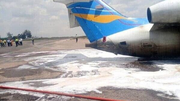 DRC: Plane Carrying Minister of Mines Catches Fire During Landing - Sputnik Africa