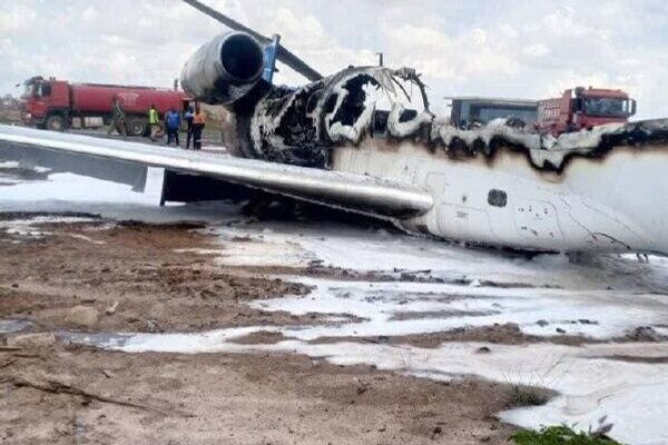 DRC: Plane Carrying Minister of Mines Catches Fire During Landing DRC: Plane Carrying Minister of Mines Catches Fire During Landing - Sputnik Africa