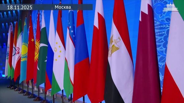 Pictured: SCO power squad poses for family photo in Moscow, where meeting of SCO Council of Heads of Government is taking place - Sputnik Africa