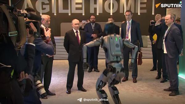 #viral | 'Very Beautiful': Putin Evaluates Dance of Robot at Technology Exhibition - Sputnik Africa