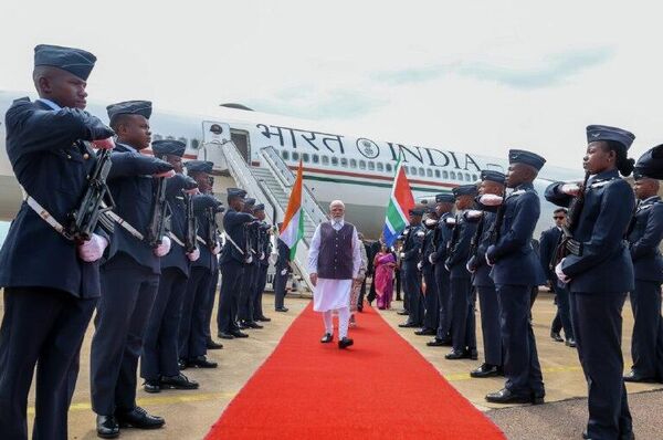 India's PM Arrives in Johannesburg to Participate in G20 Summit - Sputnik Africa