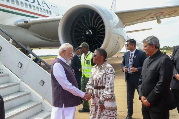 India's PM Arrives in Johannesburg to Participate in G20 Summit - Sputnik Africa