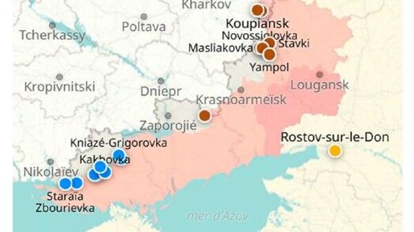Situation dans la zone de l'opération militaire spéciale russe au 21 novembre - Sputnik Afrique