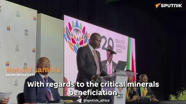 No Rift With US as Africa Steps Up on Critical Minerals: FM Lamola - Sputnik Africa