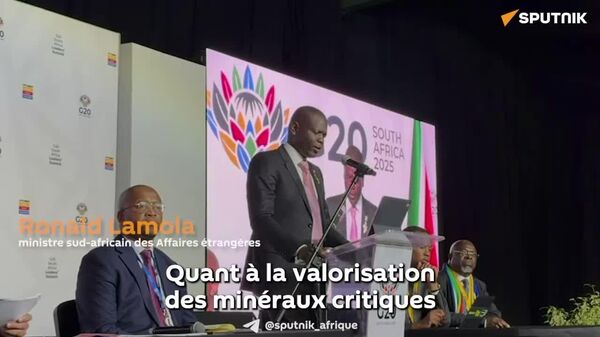 L’Afrique renforce son engagement pour les minéraux critiques - chef de la diplomatie sud-africaine - Sputnik Afrique