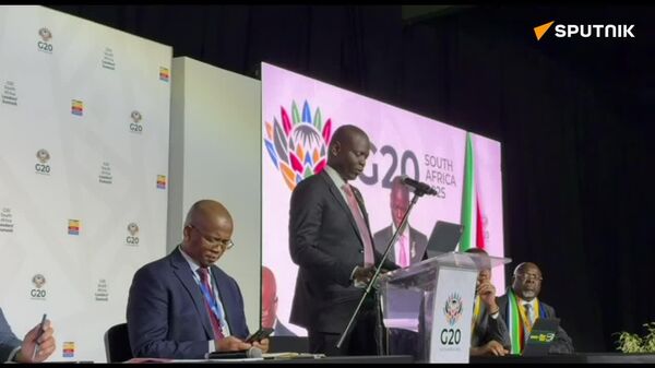 G20 Declaration Heralds Win for Global South, Anchored in Africa’s Priorities, SA's FM Lamola Says - Sputnik Africa