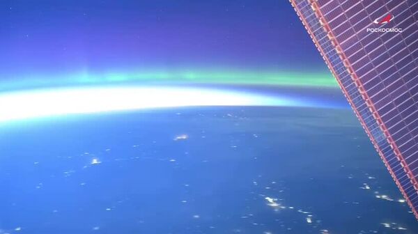 #viral | Northern Lights From Altitude of 400 Kilometers – as Seen by Russian Cosmonaut Aboard ISS - Sputnik Africa