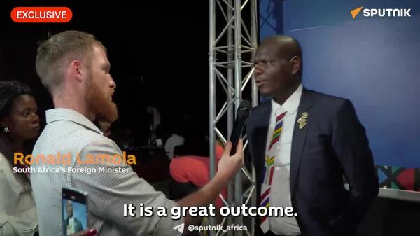 South Africa’s FM Hails G20 as ‘Great’ Success for Africa and Multilateralism - Sputnik Africa