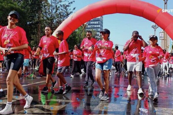 55,000 Runners Surge Through Meskel Square in Addis Ababa 55,000 Runners Surge Through Meskel Square in Addis Ababa - Sputnik Africa