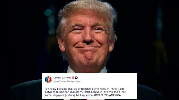 Trump says “something good” may be happening in the Russia-Ukraine peace talks — but warns not to believe it until it’s real - Sputnik Africa