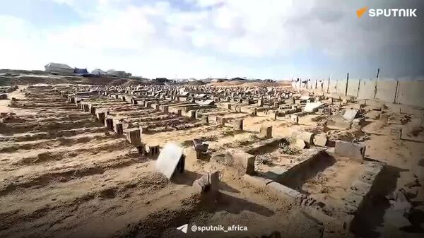 Gazans Bury Countless Compatriots in Harsh Conditions - Sputnik Africa