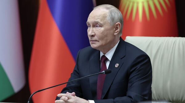 Russian President Vladimir Putin during an expanded meeting of the CSTO Collective Security Council - Sputnik Africa