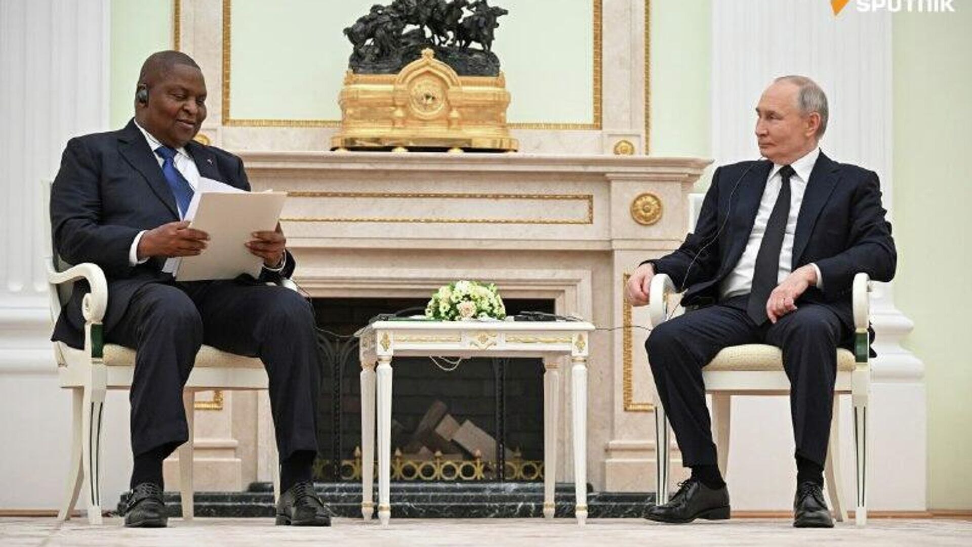 Poutine souhaite à la RCA un joyeux anniversaire de la proclamation de la République Poutine souhaite à la RCA un joyeux anniversaire de la proclamation de la République - Sputnik Afrique, 1920, 01.12.2025