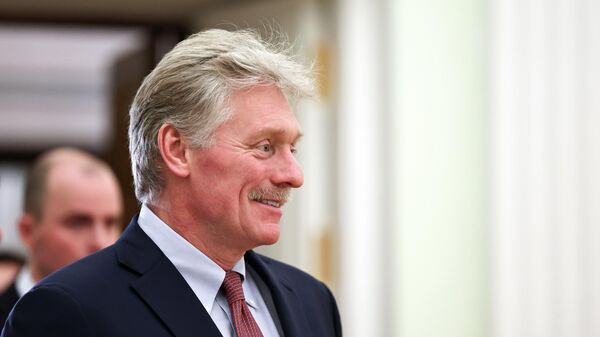 Russian Presidential Press Secretary Dmitry Peskov during a meeting between Russian President Vladimir Putin and Hungarian Prime Minister Viktor Orban in Moscow - Sputnik Africa