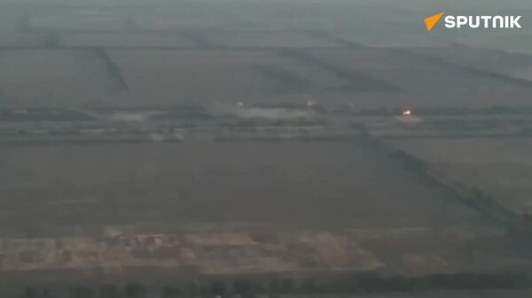 New footage of Russian units liberating the settlement of Zeleny Gai in the Zaporozhye region - Sputnik Africa