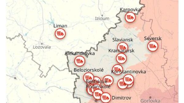 Situation dans la zone de l'opération militaire spéciale russe au 3 décembre - Sputnik Afrique