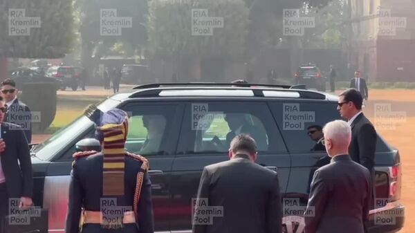 Modi, Putin Arrive at Presidential Palace in Delhi for Talks - Sputnik Africa