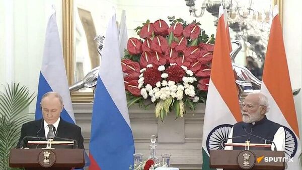 Énergie, défis mondiaux, convergence politique: les principales déclarations de Modi et de Poutine - Sputnik Afrique