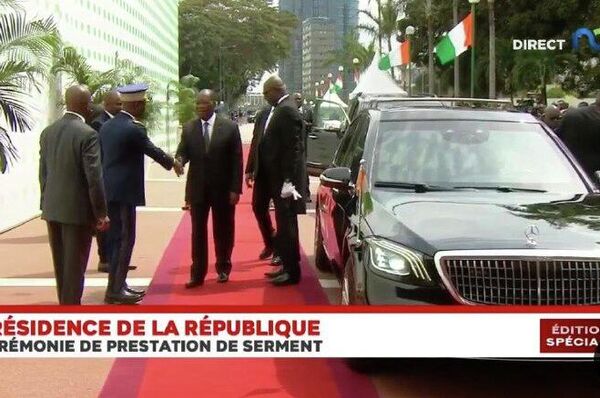 Investiture du Président ivoirien, Alassane Ouattara, pour un quatrième mandat - Sputnik Afrique