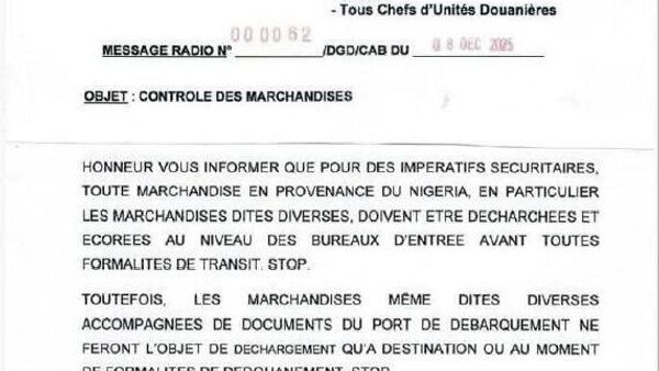 La douane nigérienne durcit fortement les contrôles à la frontière avec le Niger, selon les médias - Sputnik Afrique