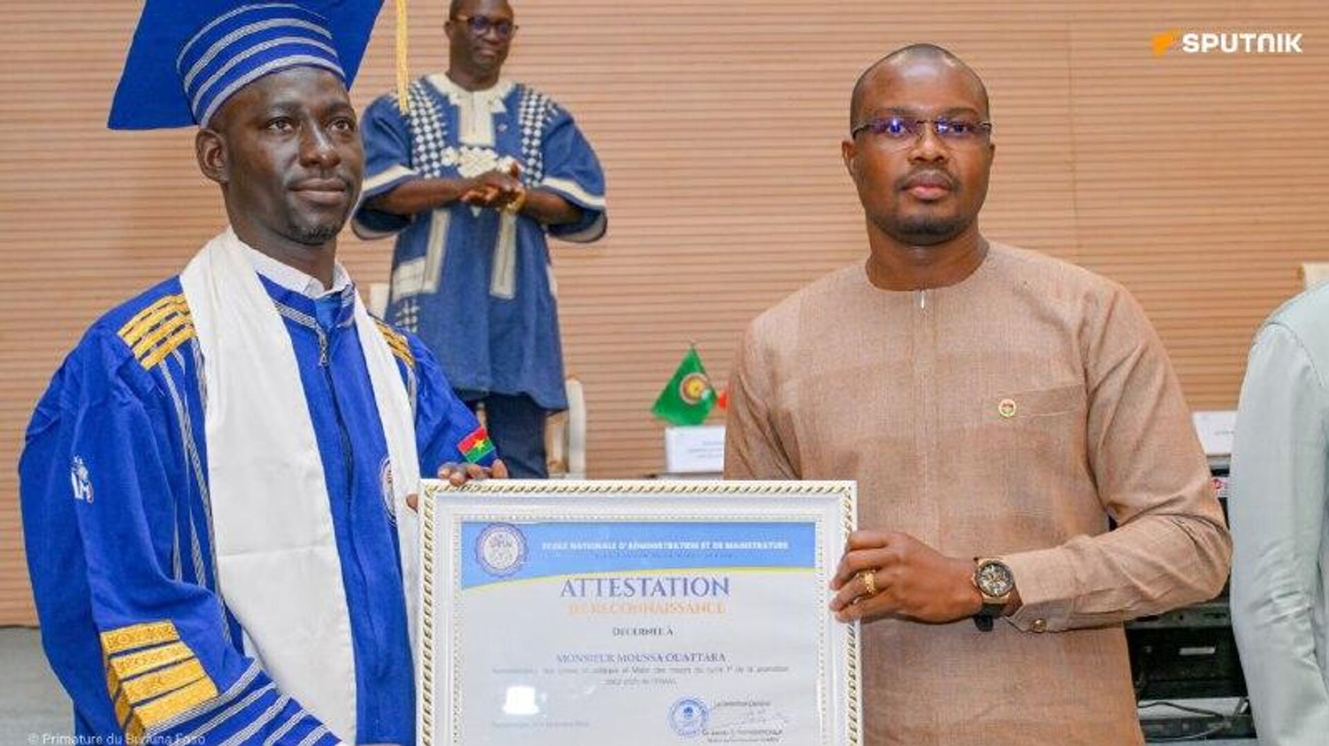 Plus d'un millier de futurs cadres de l’administration burkinabè sont prêts à servir le Burkina Faso Plus d'un millier de futurs cadres de l’administration burkinabè sont prêts à servir le Burkina Faso - Sputnik Afrique, 1920, 10.12.2025