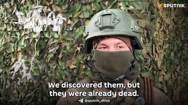 Russian Forces Eliminate Black Mercenary With Extremist Symbols on Body in DPR​: Serviceman Tells Sputnik - Sputnik Africa