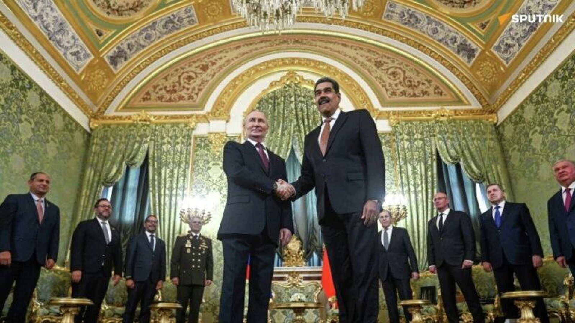 Vladimir Poutine s'est entretenu avec Nicolas Maduro au téléphone - Kremlin Vladimir Poutine s'est entretenu avec Nicolas Maduro au téléphone - Kremlin - Sputnik Afrique, 1920, 11.12.2025