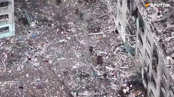 Russian MoD Releases Footage of Ukrainian Soldiers Surrendering in Dimitrov - Sputnik Africa