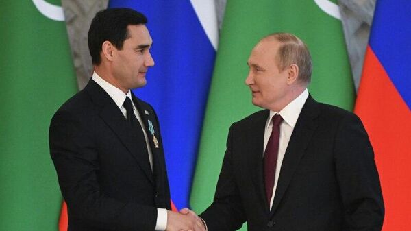 Putin meets the President of Turkmenistan in Ashgabat - Sputnik Africa