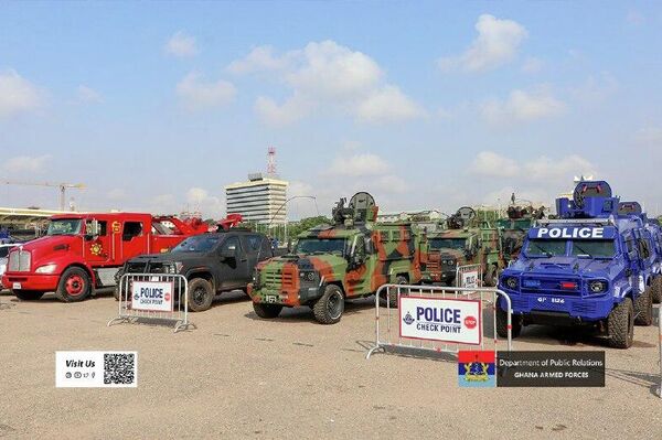 Ghana Armed, Security Forces & Other Services Conduct Joint 'Show of Force' Exercise Ghana Armed, Security Forces & Other Services Conduct Joint 'Show of Force' Exercise - Sputnik Africa