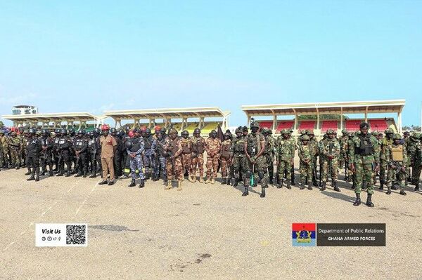 Ghana Armed, Security Forces & Other Services Conduct Joint 'Show of Force' Exercise Ghana Armed, Security Forces & Other Services Conduct Joint 'Show of Force' Exercise - Sputnik Africa