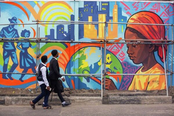 'Open-Air Gallery': Lagos Street Art Festival Paints City Bold Colors 'Open-Air Gallery': Lagos Street Art Festival Paints City Bold Colors - Sputnik Africa