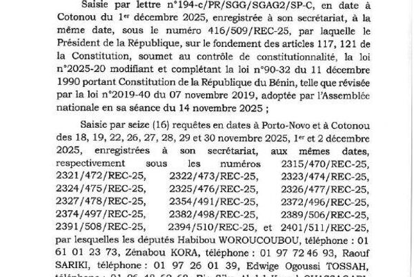 La Cour constitutionnelle du Bénin approuve la création d'un Sénat et la prolongation du mandat présidentiel La Cour constitutionnelle du Bénin approuve la création d'un Sénat et la prolongation du mandat présidentiel - Sputnik Afrique