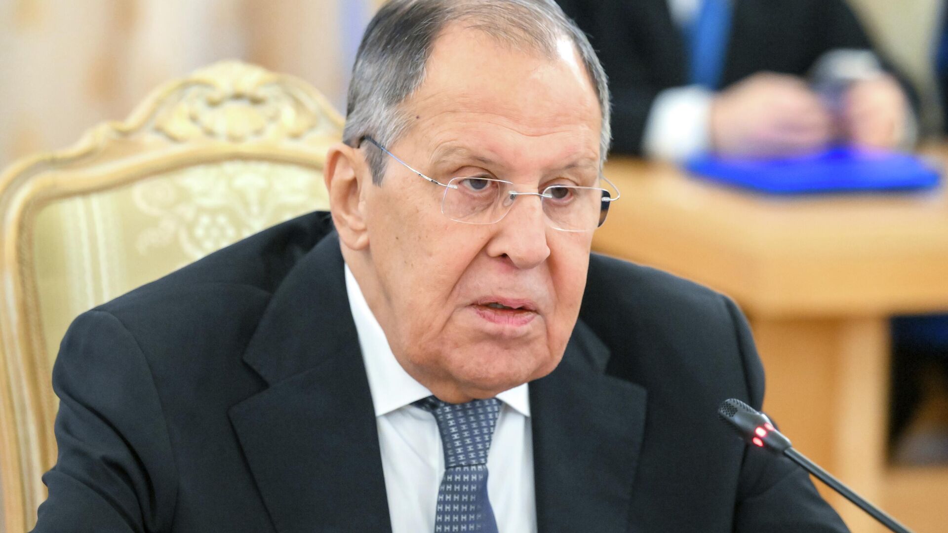 Russian Foreign Minister Sergey Lavrov at the 45th meeting of the Council of Heads of Subjects of the Russian Federation under the Russian Foreign Ministry on the development of international interregional cooperation in the Arctic. Russian Foreign Minister Sergey Lavrov at the 45th meeting of the Council of Heads of Subjects of the Russian Federation under the Russian Foreign Ministry on the development of international interregional cooperation in the Arctic. - Sputnik Africa, 1920, 16.12.2025