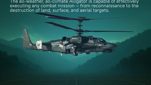Meet the Ka-52E Alligator: Russia's Aerobatic Attack Helicopter - Sputnik Africa