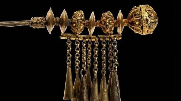 Une épingle à cheveux en or du XIXe siècle sera restituée à l'Éthiopie début 2026 - Sputnik Afrique