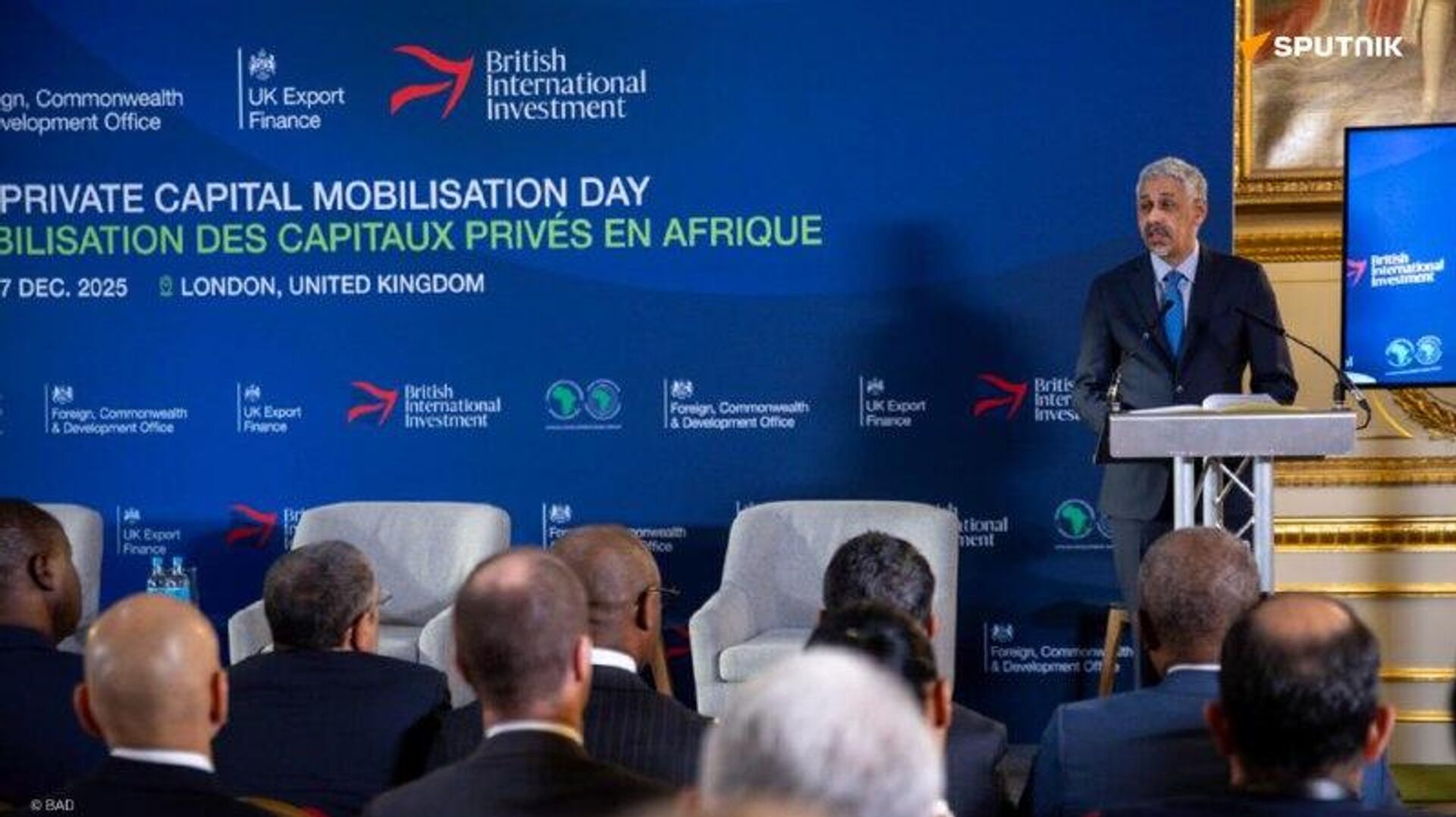 La BAD établit un record historique en mobilisant 11 mds USD pour le Fonds africain de développement La BAD établit un record historique en mobilisant 11 mds USD pour le Fonds africain de développement - Sputnik Afrique, 1920, 18.12.2025