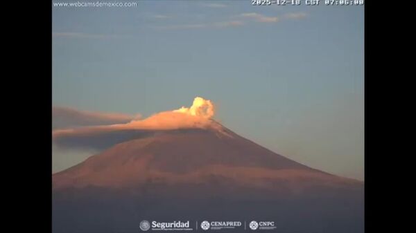 #viral | Time-Lapse View of Mexico’s Popocatepetl Volcano - Sputnik Africa