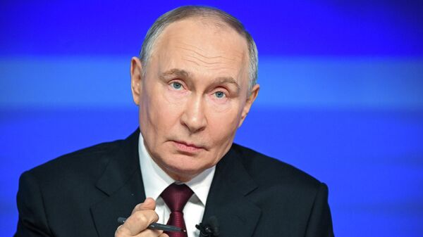 Russian President Vladimir Putin answers questions during the special program Year in Review on December 19, 2025. - Sputnik Africa