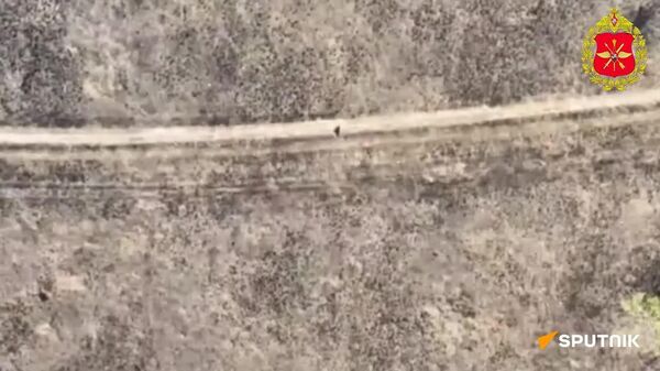 ▶ Déminage aérien: des unités de drones russes nettoient les routes menant au front - Sputnik Afrique