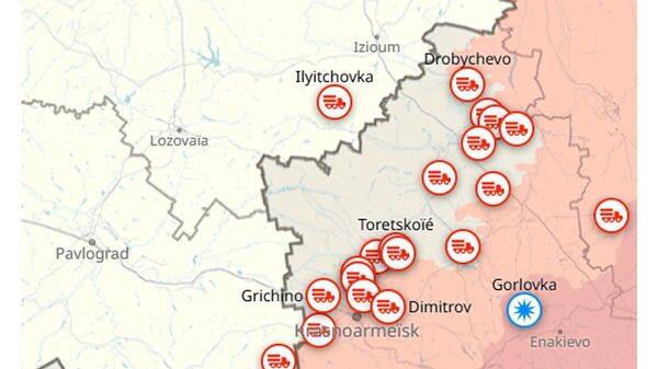 Situation dans la zone de l'opération militaire spéciale russe au 22 décembre - Sputnik Afrique