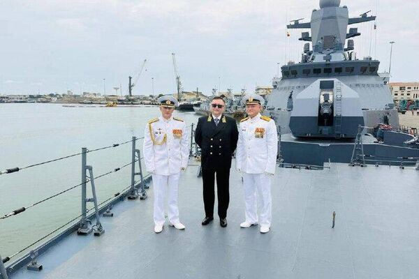 Anchors of Diplomacy: Russian Warships Dock in Pointe-Noire - Sputnik Africa