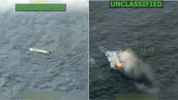 Un mort dans une frappe américaine contre un supposé bateau de narcotrafiquants dans le Pacifique - Sputnik Afrique