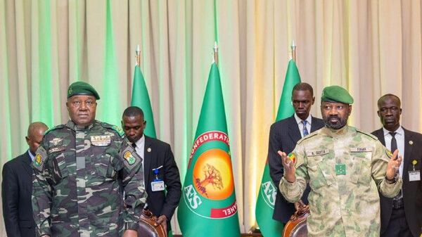 AES Summit: General Assimi Goïta honored his counterparts at a state dinner - Sputnik Africa