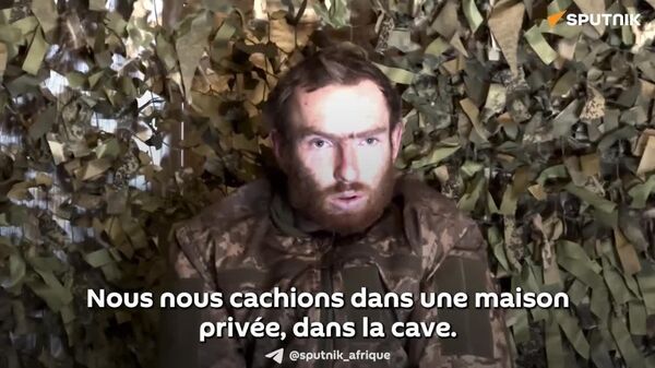 Un prisonnier ukrainien blessé raconte avoir passé un mois dans un sous-sol avant de se rendre - Sputnik Afrique
